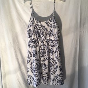 Charming Charlie size med Blue and White Mini dress